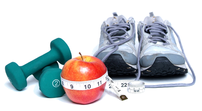 alimentação e exercício Físico