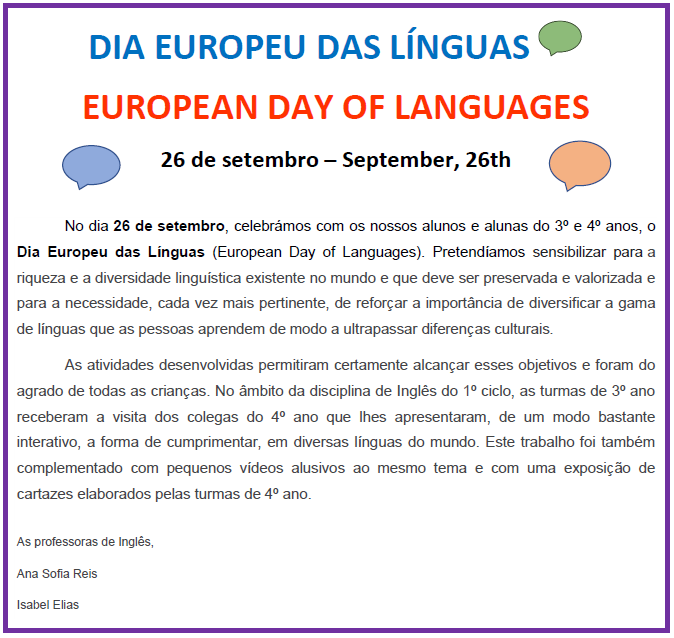 Dia Europeu das Línguas